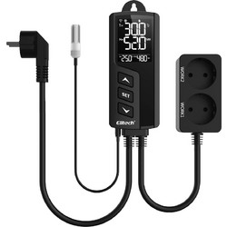 Elitech Thermostat Temperature Controller and Humidity Temperature Control Sockets 220V with Sensor Probe WiFi Version
