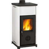 La Nordica Tea White Μαντεμένια Ξυλόσομπα Αερόθερμη 6.6kW