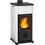 La Nordica Tea White Μαντεμένια Ξυλόσομπα Αερόθερμη 6.6kW