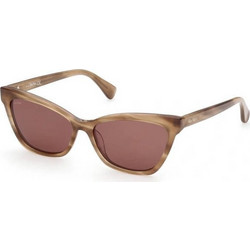 Max Mara MM0011 47E Γυαλιά Ηλίου Cat Eye Κοκάλινα Καφέ με Καφέ Φακό