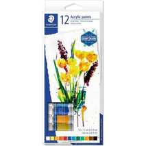 STAEDTLER Σετ Ακρυλικό Χρώμα 12 Χρωμάτων 12Ml 450 8500 C12