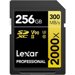 Lexar 2000X Professional SDXC 256GB Class 10 U3 V90 UHS-II