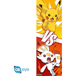 POKEMON - Door Poster - Pikachu and Scorbunny (53x158)