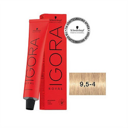 Schwarzkopf Igora Royal 9.5-4 Ξανθό Ιβουάρ Μπεζ Μόνιμη Βαφή Μαλλιών 60ml