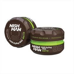 Nish Man Aqua Matte Κερί Μαλλιών Ματ 150ml