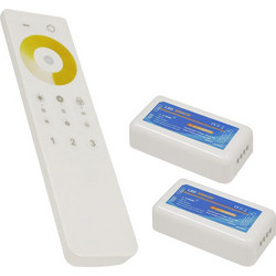 Ασύρματο LED Dimmer με Χειριστήριο Αφής 2.4G RF CCT 2 Χρωμάτων για Δύο Groups 12v (288w) - 24v (576w) DC 04140
