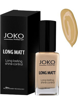 Joko Long Matt 118 Golden Beige Liquid Foundation 30ml