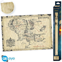 LORD OF THE RINGS - Parchment poster - Middle Earth - Fan Shop and Merchandise