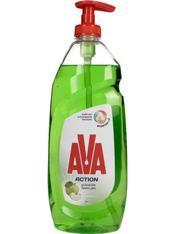 Ava Action Ξύδι & Μήλο Υγρό Πιάτων 650ml