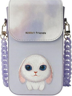 Big Eyed Pet τσάντα τηλεφώνου Nimmy 2.0 Κουνέλι μωβ