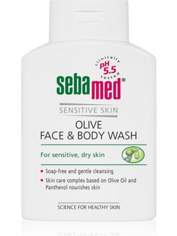 Sebamed Olive Liquid Face & Body Wash Αφρόλουτρο σε Gel για Ευαίσθητο Δέρμα 200ml