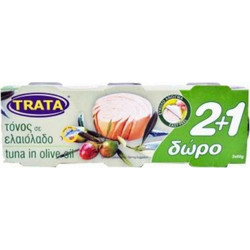 Trata Τόνος σε Λάδι Ελιάς 80gr 3τμχ