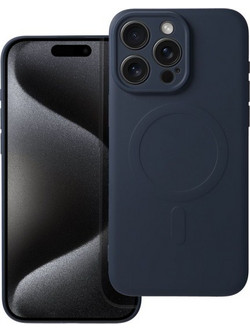 iS TPU SILICONE MAG IPHONE 15 PRO MAX titanium blue backcover