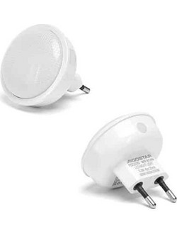 LED Φωτάκι Νυκτός 220V 0.3W 4LM με 3 Αποχρώσεις Φωτισμού 3000K - 6500K Λευκό