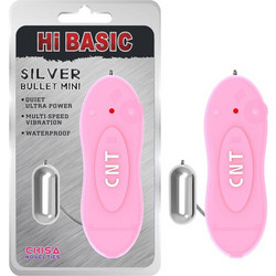 Chisa Novelties Hi Basic Bullet Mini Δονητής Egg για Ζευγάρια με Τηλεχειριστήριο 4.1cm Ροζ