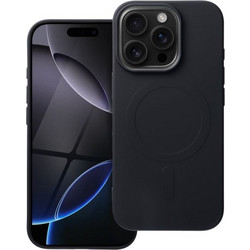 iS TPU SILICONE MAG IPHONE 16 PRO (BIG HOLE) black backcover