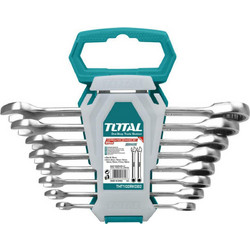 Total THT102RK086 Σετ Γερμανοπολύγωνα με Mέγεθος από 8mm έως 19mm 8τμχ