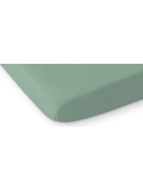 Sheet made of cotton 140x70cm white- pastel green