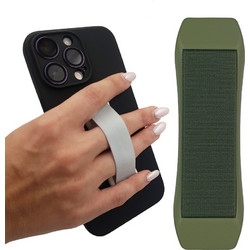 Sonique Magnetic Finger Holder Grip Ring Κινητού Χακί