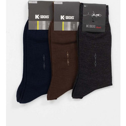 Ανδρικές μισομάλλινες κάλτσες K-SOCKS 4503 - Γκρι