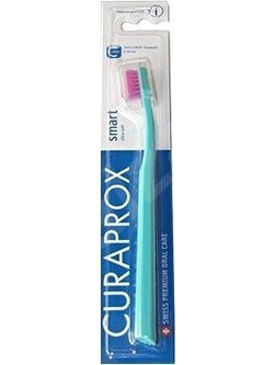 Curaprox CS 7600 Smart Ultra Soft Οδοντόβουρτσα Τιρκουάζ Ροζ