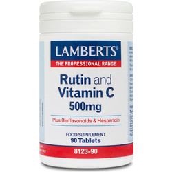 Lamberts Rutin & Vitamin C 500mg 90 Ταμπλέτες
