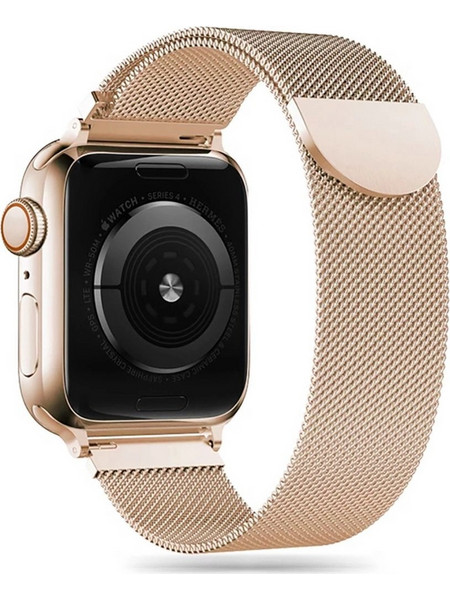 Tech-Protect Milanese Λουράκι Μεταλλικό Gold (Apple Watch 38 / 40 / 41mm)