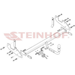 Κοτσαδόρος σταθερός συμβατός για Toyota Hilux VII (2WD)
