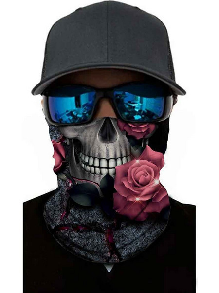 Περιλαίμιο SKULL PINK ROSES