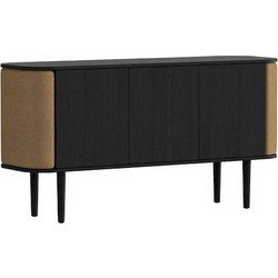 Μπουφές Treasures Horizons S 5107C709-01 150x43x75cm Black Oak-Sugar Umage Ατσάλι,Ξύλο