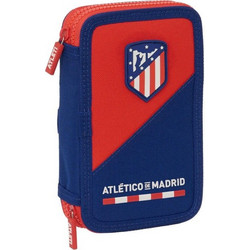 Safta Atletico Madrid Κασετίνα Γεμάτη με 2 Θήκες Μπλε Καφέ 412458854