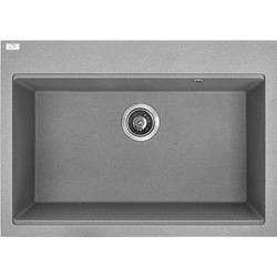 Laveo TAU SBT 5107 Ένθετος Νεροχύτης Γρανίτη Γκρι 50x70cm