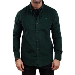 Rebase Ανδρικό Πουκάμισο Κοτλέ Μακρυμάνικο Slim Fit Κυπαρισσί 242-RGS-5005