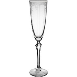 Crystalex Σετ Ποτήρια Ούζου Κρυστάλλινα Κολωνάτα Elisabeth 200ml 6τμχ CLX08106024