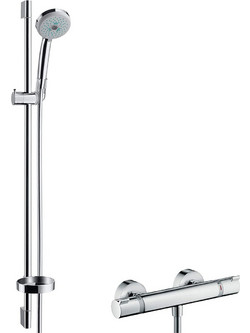 GROHE Hansgrohe Ecostat Combi Croma 100 Στήλη Ντουζ με Μπαταρία 95.8cm