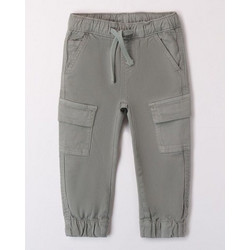 IDO LONG WOVEN TROUSERS - 4.A492/00 - ΑΓΟΡΙ - GREEN