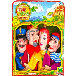 ΜΑΡΙΟΝΕΤΕΣ 4 ΤΕΜ LARGE HEAD PUPPET ΒΑΣΙΛΙΑΣ ΒΑΣΙΛΙΣΣΑ
