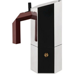 Καφετιέρα Espresso Menhir MA01/3 150ml (3Cups) Inox-Burgundy Alessi Ανοξείδωτο Ατσάλι