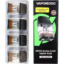 Vaporesso XROS Pod Cartridges 3ml - 4τμχ - 0.4ohm Mesh