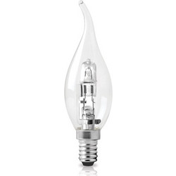 ECO HALOGEN ΚΕΡΙ ME MYTH ΔΙΑΦΑΝΟ Ε14 18W 2800Κ 210LM BLISTER ΦOSME | 03-02011