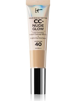 It Cosmetics CC+ Nude Glow lightweight Serum Medium Liquid Foundation SPF40 32ml