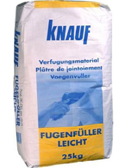 KNAUF ΣΤΟΚΟΣ ΑΡΜΟΛΟΓΗΣΗΣ ΓΥΨΟΣΑΝΙΔΑΣ FUGENFULLER LEICHT 25KG