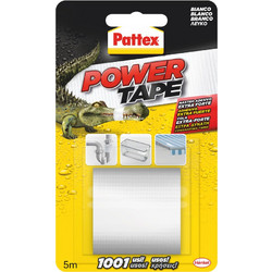 PATTEX POWER TAPE ΤΑΙΝΙΑ ΥΦΑΣΜΑΤΙΝΗ 5Μ - ΛΕΥΚΟ