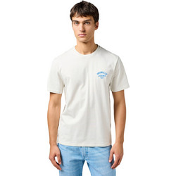 ΑΝΔΡΙΚΟ T-SHIRT WRANGLER SMALL LOGO TEE - ΕΚΡΟΥ