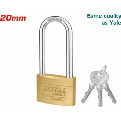 Λουκέτο Μακρύλαιμο Ορειχάλκινο Β.Τ 20mm Total (TLK32202L)