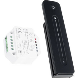 GLOBOSTAR(R) 73124 SKYDANCE S1-B+R11 PHASE TRIAC Dimmer 1CH AC 100-240V 1.5A 360W Max IP20 - RF 2.4GHz Ασύρματο Χειριστήριο Αφής - Μ4xΠ1.4xΥ2.5cm