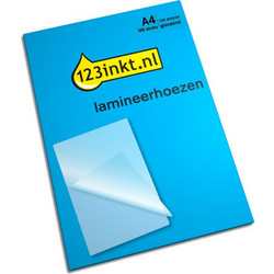 Α4 θήκη πλαστικοποίησης 125 micron | γυαλιστερό | Συσκευασία 123ink 100τεμ