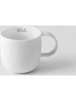 Κούπα Πορσελάνινη Soul Sister RD0017921 Φ8,5x8cm 300ml White Raeder Πορσελάνη
