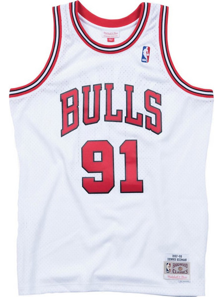 Mitchell & Ness Dennis Rodman Chicago Bulls Φανέλα Μπάσκετ NBA SMJYAC18079-CBUWHIT97DRD