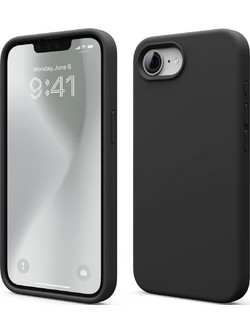 Θήκη iPhone 17e / 16e Elago Silicone Case Premium Σιλικόνης - Black (ESE4SC-BK)